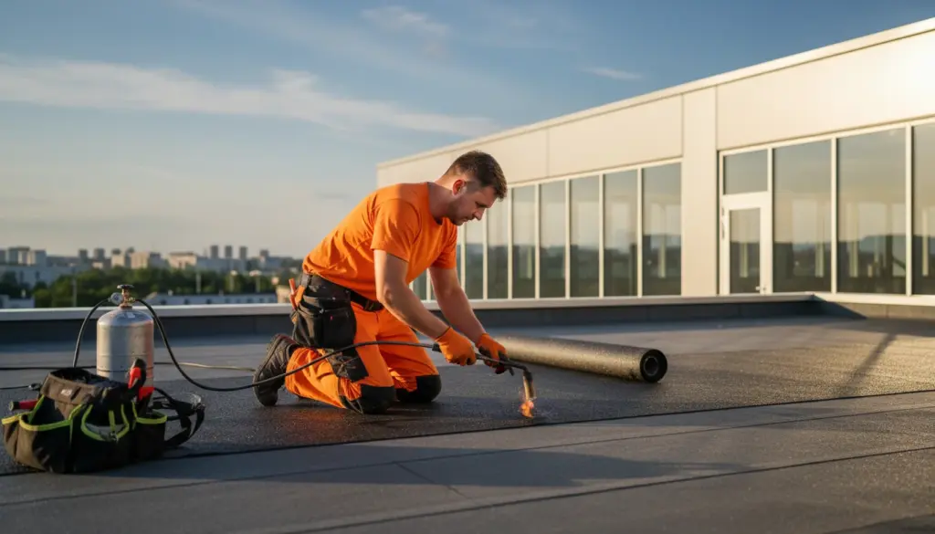 Novabuild Construction flat roofing services - Hasbrouck Heights